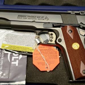 Colt gold cup NM 5in 70series O5873A1 38super