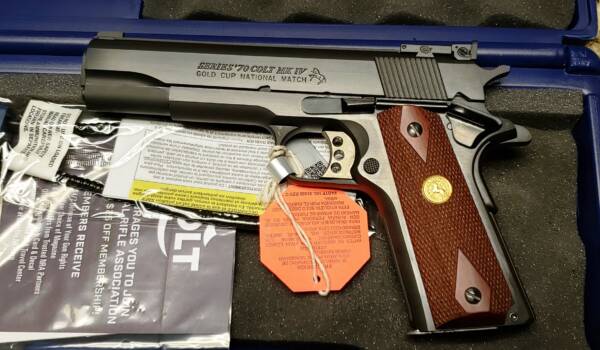 Colt gold cup NM 5in 70series O5873A1 38super