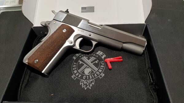 Springfield 1911 mil spec Defender Stainless 5in PBD9151L 45acp